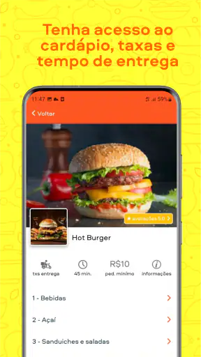 Litoral na Mesa - Delivery screenshot