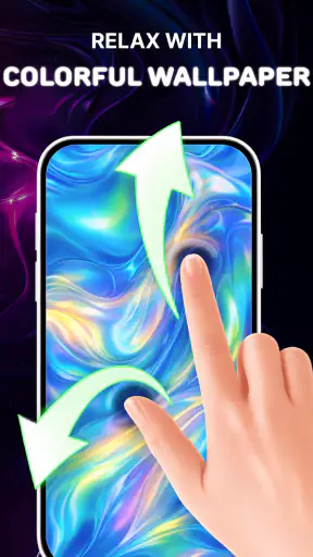 Live Wallpaper 4K: Magic Fluid screenshot