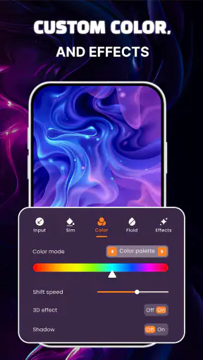 Live Wallpaper 4K: Magic Fluid screenshot