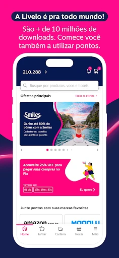 Livelo: juntar e trocar pontos screenshot
