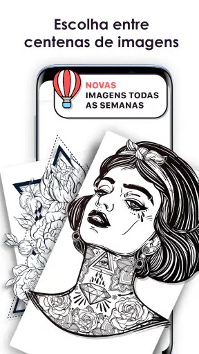 Livro para colorir screenshot