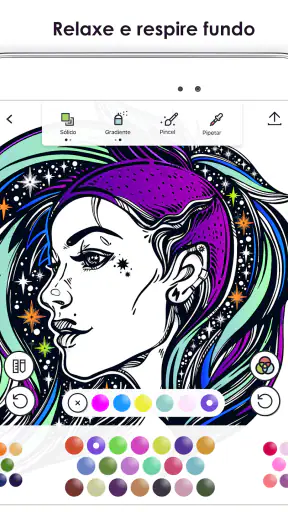 Livro para colorir screenshot