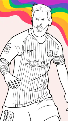 Livro para Colorir de Futebol screenshot