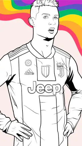 Livro para Colorir de Futebol screenshot