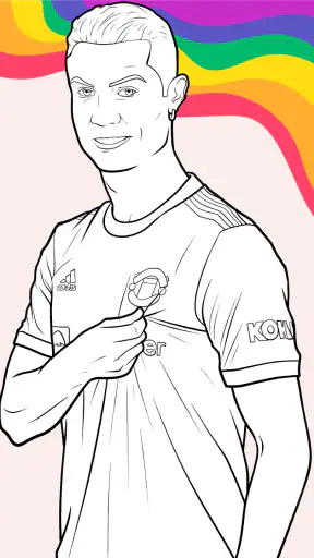 Livro para Colorir de Futebol screenshot