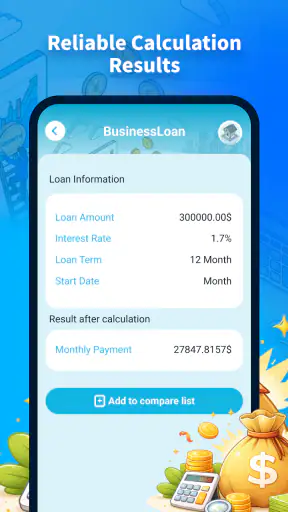 Loan Calculation Plus screenshot