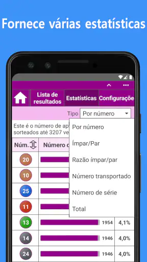 Lotofácil (Gerador de números) screenshot