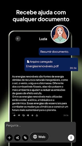 Luzia: Assistente Virtual IA screenshot