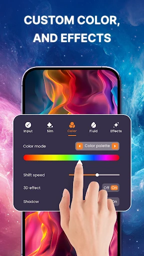 Magic Fluid: Live 4D wallpaper screenshot