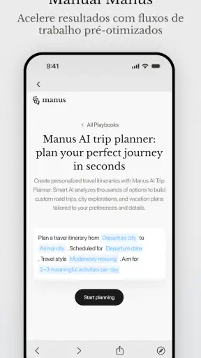 Manus AI screenshot