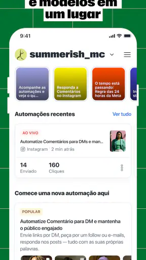 Manychat screenshot