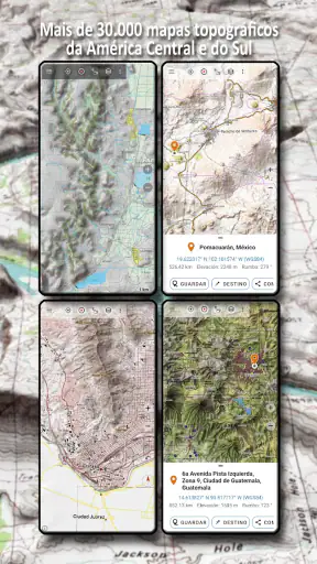Mapas Topo da América Latina screenshot