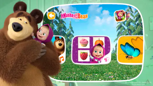 Masha e o Urso. Jogo Educativo screenshot