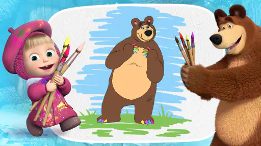 Masha e o Urso. Jogo Educativo screenshot