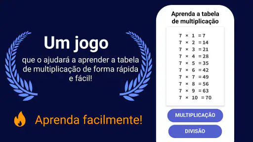 Tabuada: Matematica atividade screenshot