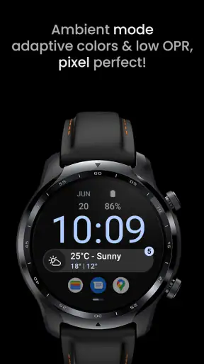 Material 3: Watch face screenshot