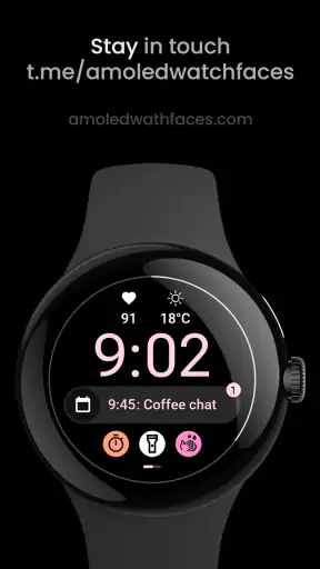 Material 3: Watch face screenshot