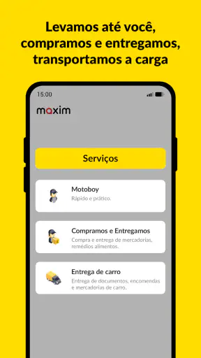 maxim — viagens & entregas screenshot