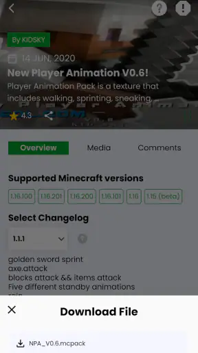 MCPEDL for Minecraft screenshot