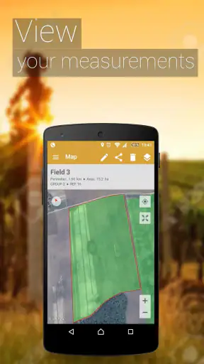 Medidor de Áreas e Distâncias screenshot