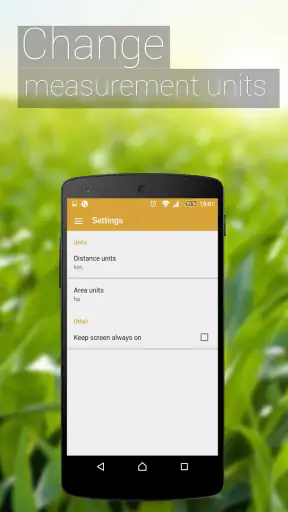 Medidor de Áreas e Distâncias screenshot