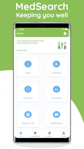 MedSearch screenshot