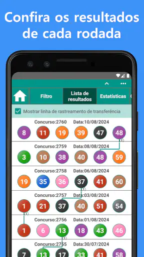 MEGA-SENA (Gerador de números) screenshot