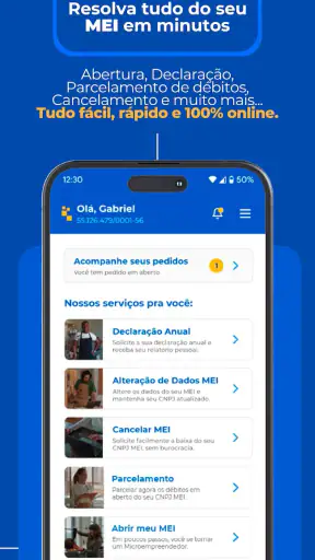 MEI Digital: DAS e Abrir MEI screenshot