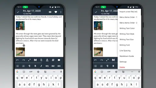 Memorize: Diário Pessoal screenshot