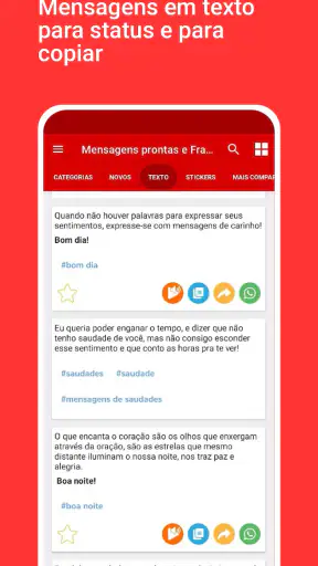 Mensagens Prontas: GIF, Frases screenshot