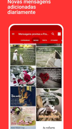 Mensagens Prontas: GIF, Frases screenshot