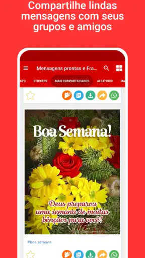 Mensagens Prontas: GIF, Frases screenshot