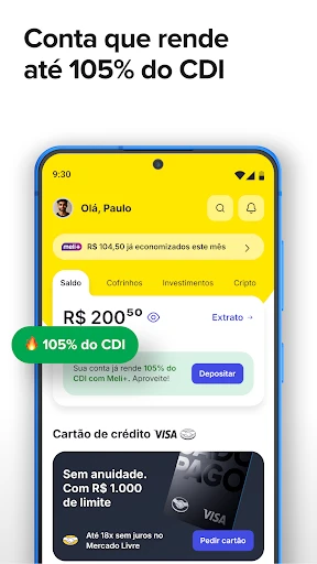 Mercado Pago: banco digital screenshot