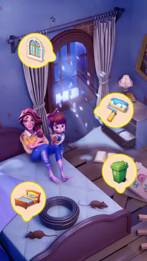Merge Hotel Empire: Decoração screenshot
