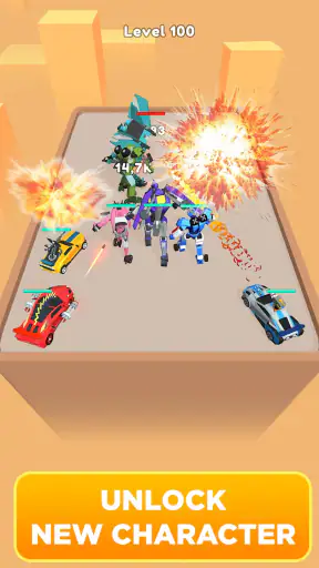 Merge Robot Master: Car Games screenshot