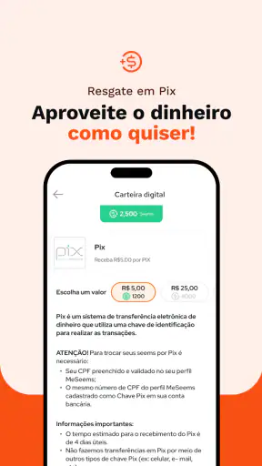 MeSeems: pesquisa e recompensa screenshot