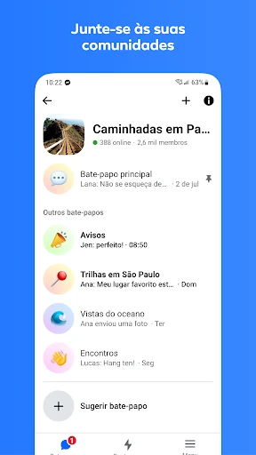 Messenger screenshot