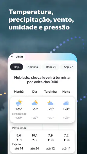 Meteum: previsão do tempo screenshot
