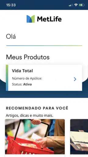 MetLife Brasil screenshot