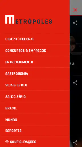 Metrópoles screenshot