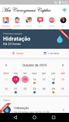 Meu Cronograma Capilar screenshot