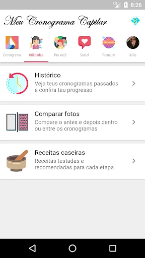 Meu Cronograma Capilar screenshot
