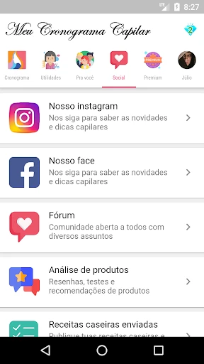 Meu Cronograma Capilar screenshot