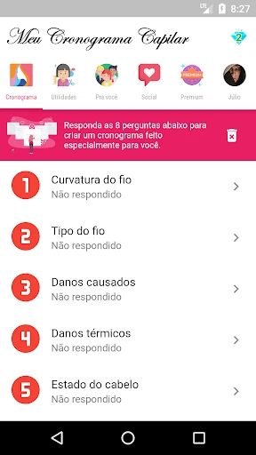 Meu Cronograma Capilar screenshot