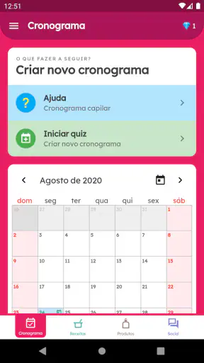 Meu Diário Capilar screenshot