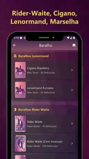 Meu Tarot screenshot