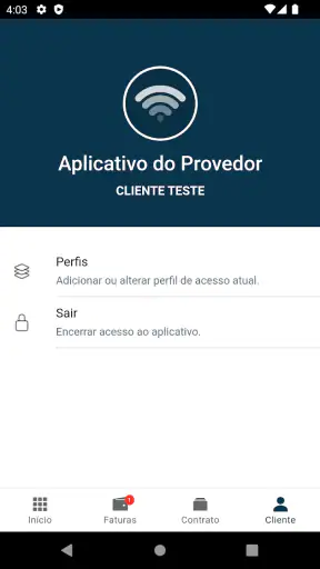 MeuAppProvedor screenshot
