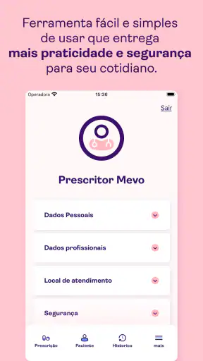 Mevo Profissionais screenshot
