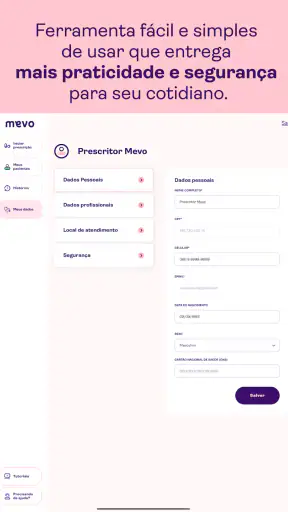 Mevo Profissionais screenshot