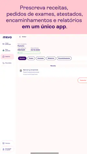 Mevo Profissionais screenshot